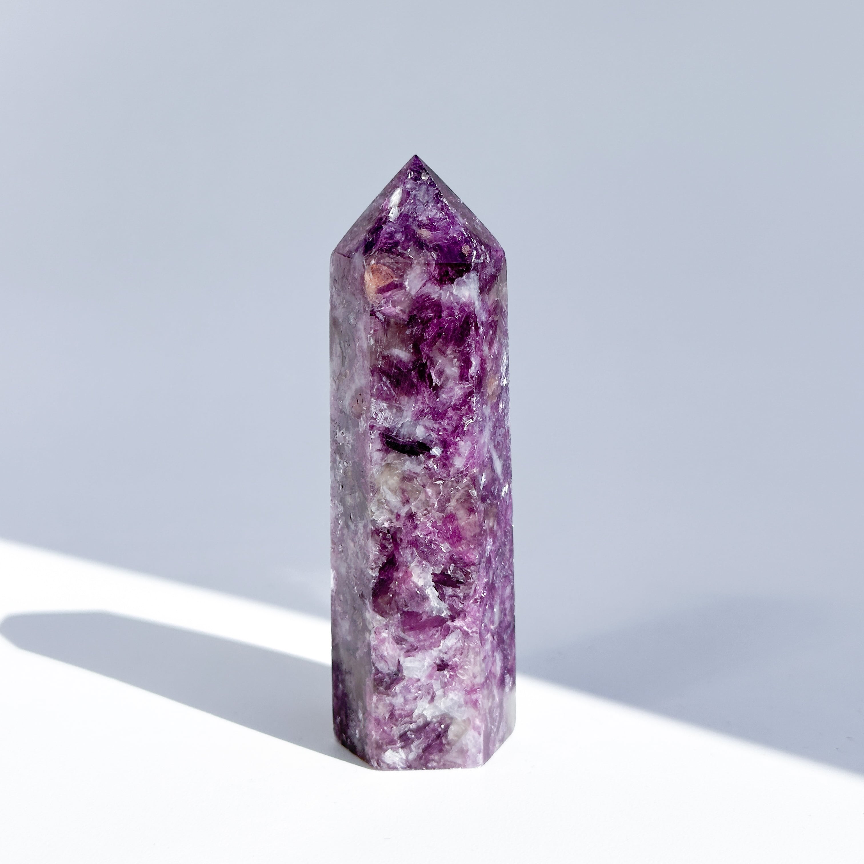 レピドライト タワー35◇ Lepidolite ◇天然石・鉱物・パワーストーン