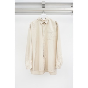 [Blanc YM] (ブランワイエム) BL-23A-SWS Silk Wide Shirts (White)