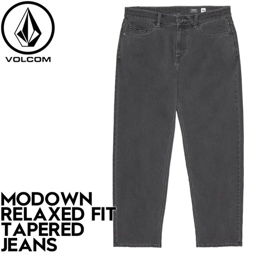 デニム ジーンズ ストレートテーパード VOLCOM ボルコム ヴォルコム MODOWN RELAXED FIT TAPERED JEANS A1932102 CARBON 日本代理店正規品30
