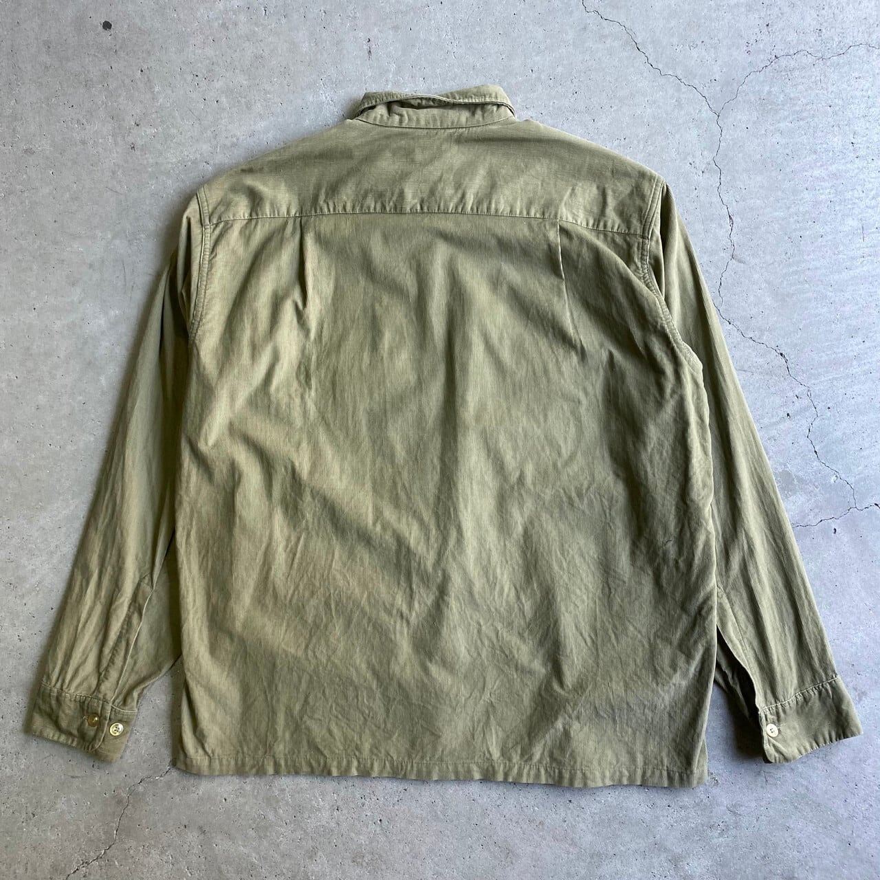 50年代 SEARS PILGRIM ピルグリム 長袖 ボックス オープンカラー 