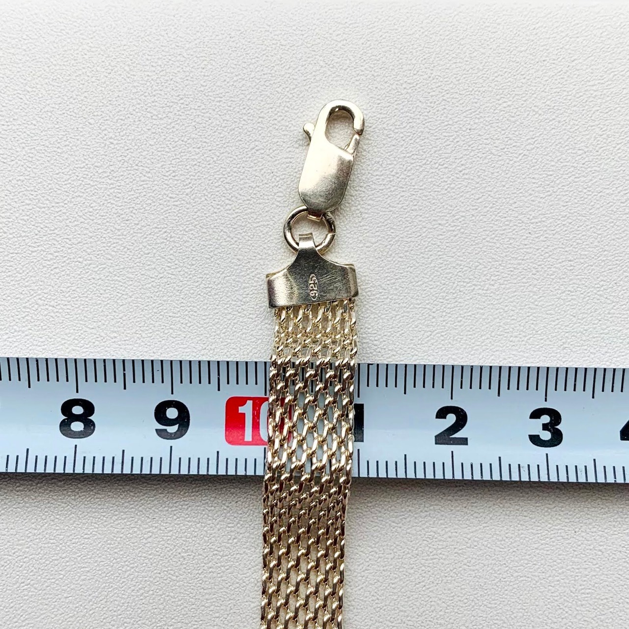 Italy シルバー925 フラットメッシュ ブレスレット | Milo Antiques 