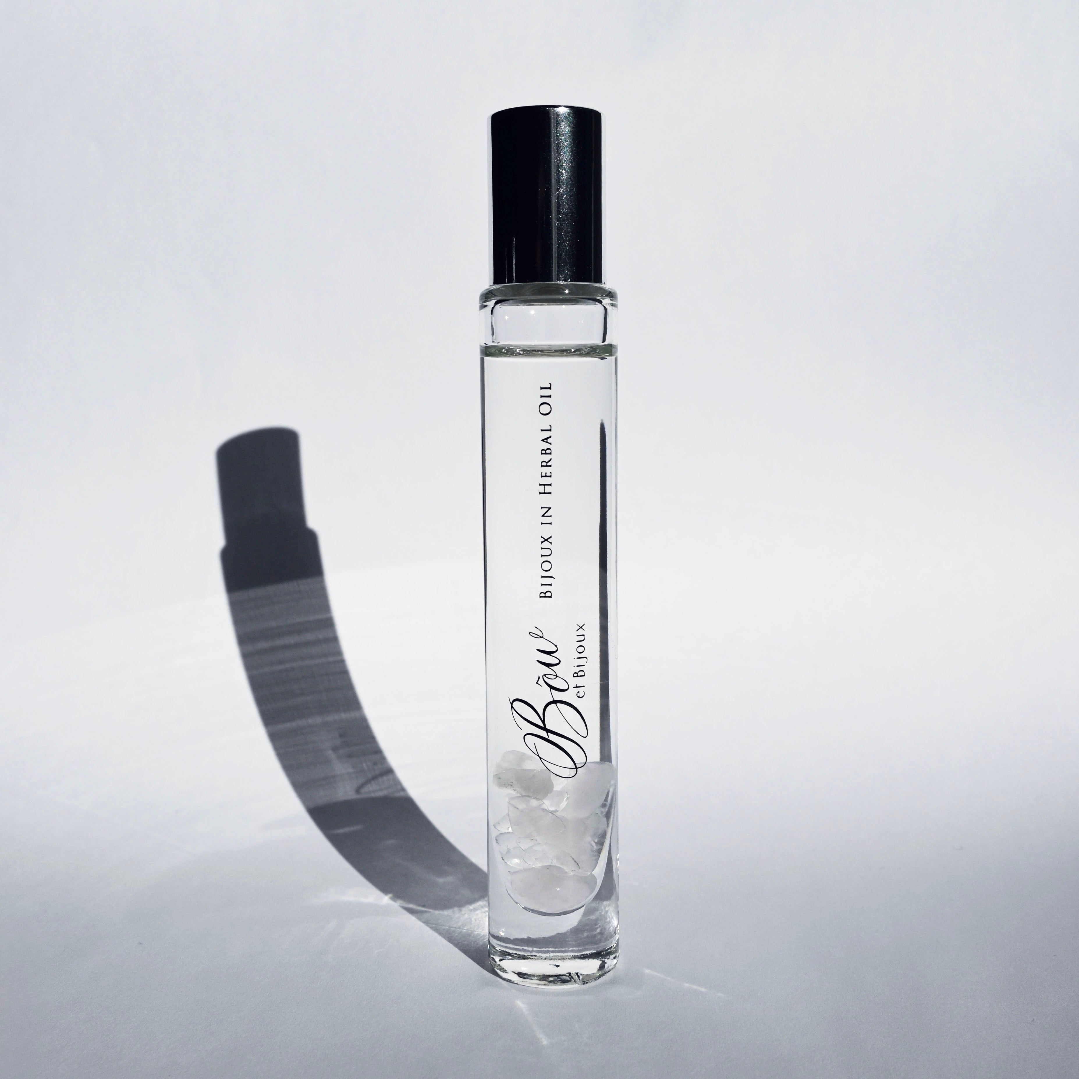 BEAUTY / Roll-On Bijoux in Herbal Oil / Rose Quartz & Crystal