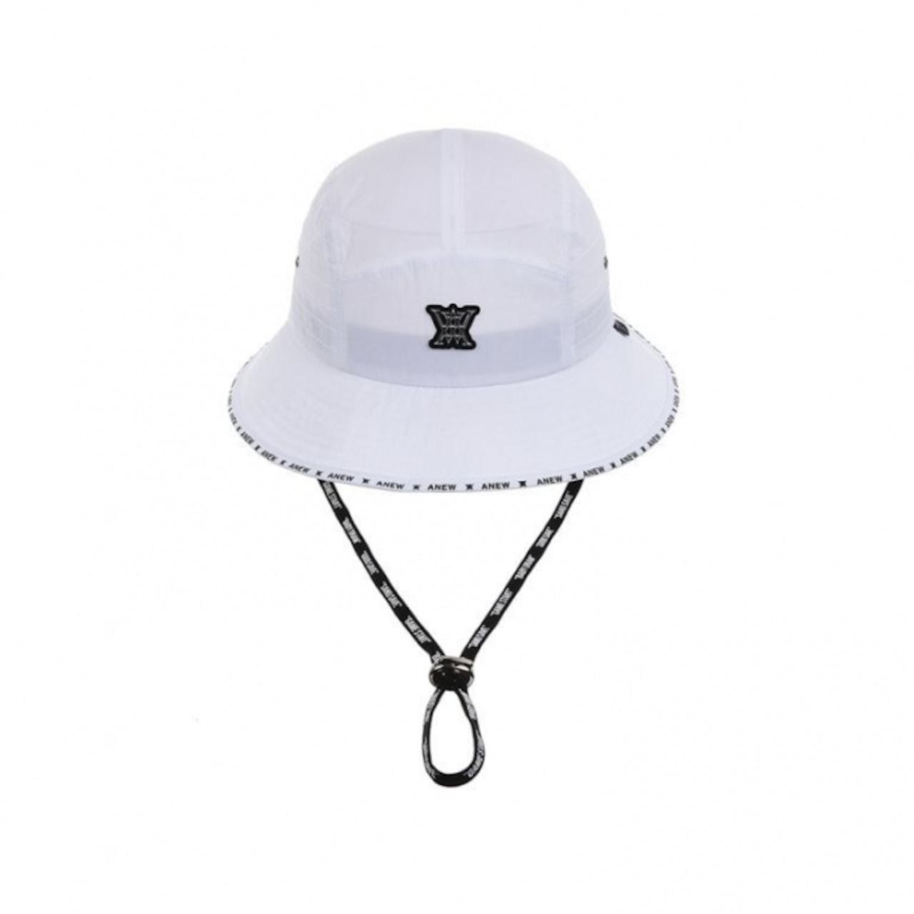 W Visor Logo Point Nylon Bucket [サイズ: S (AGCUWCP42WHS)] [カラー: WHITE]