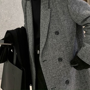 ヘリンボーンチェスターコート　MT0080008