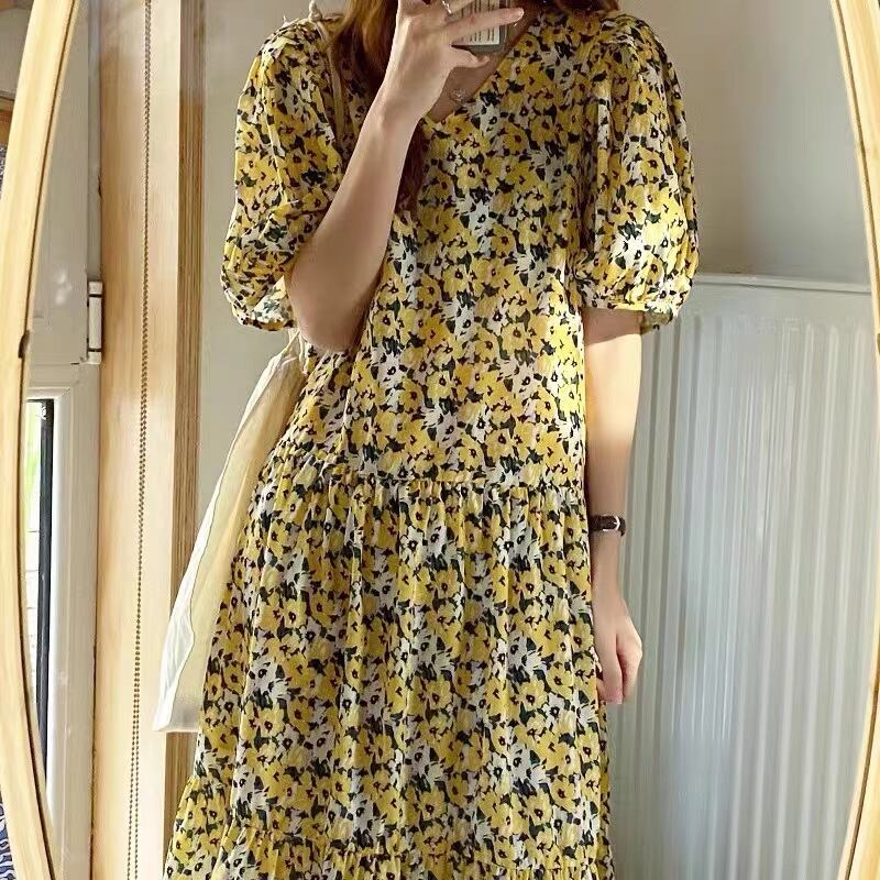 花柄ワンピース　AJ22008-9911