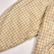 J.PRESS ジェイプレス チェック スイングトップ M/アイボリー 系 メンズ 薄手