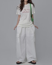 Multi pocket wide cargo pants L0123