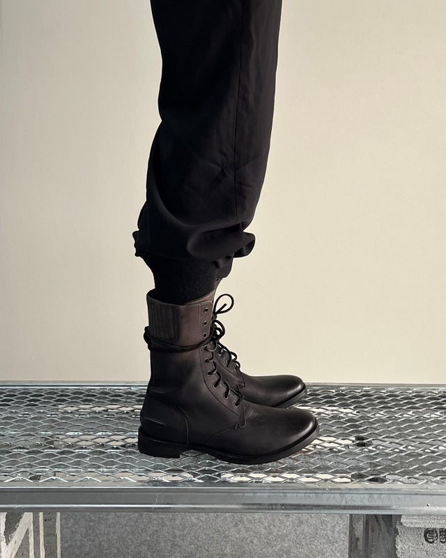 【Neil Barrett】Tactical lace-up zip boots