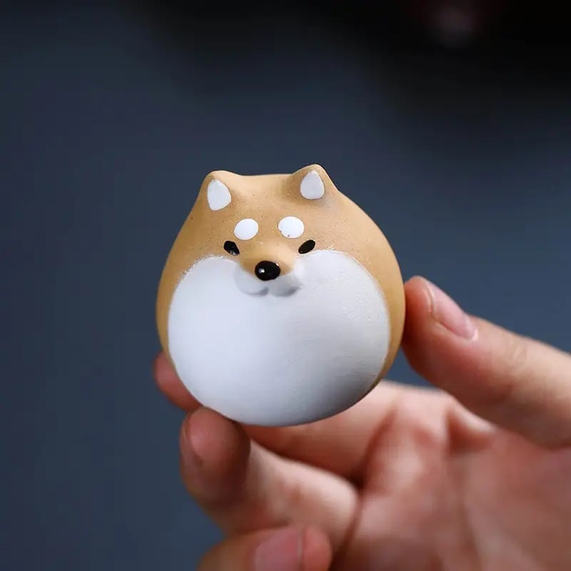 犬 柴犬 置物 オブジェ 幸運 長寿 縁起物 魔除け 厄除 開運 幸運 財運
