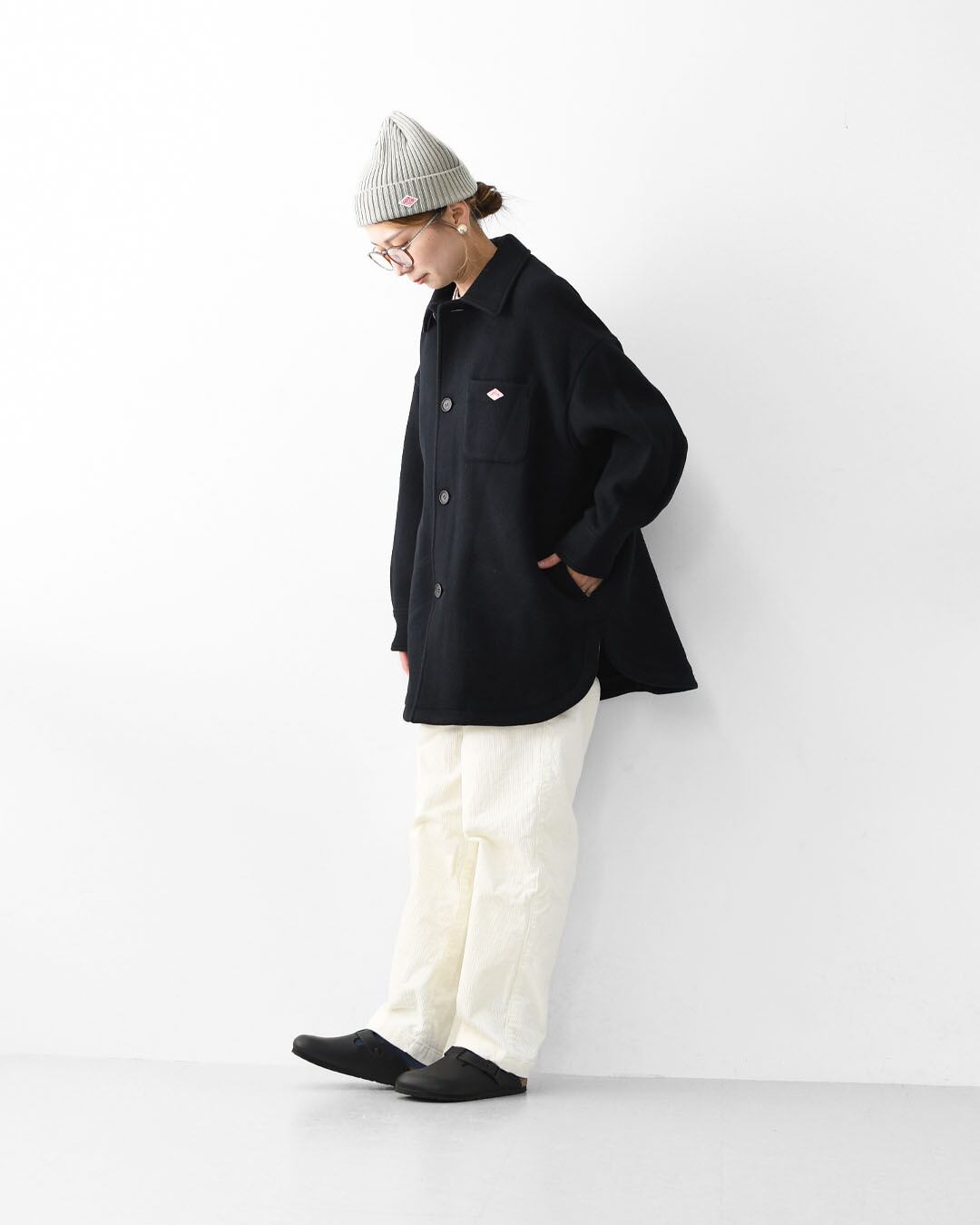 DANTON [ダントン] WOOL MELTON SHIRT BLOUSON [DT-A0710MEW] ウール