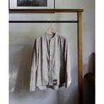 ASEEDONCLOUD / Handwerker │  collarless shirts (grey check)