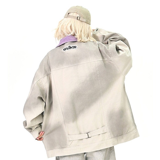 ワッペンワークオーバージャケット   R01521