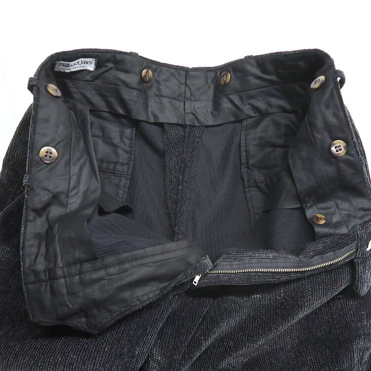 古着 USA製 Bullock&Jones ツータック 太畝 コーデュロイパンツ