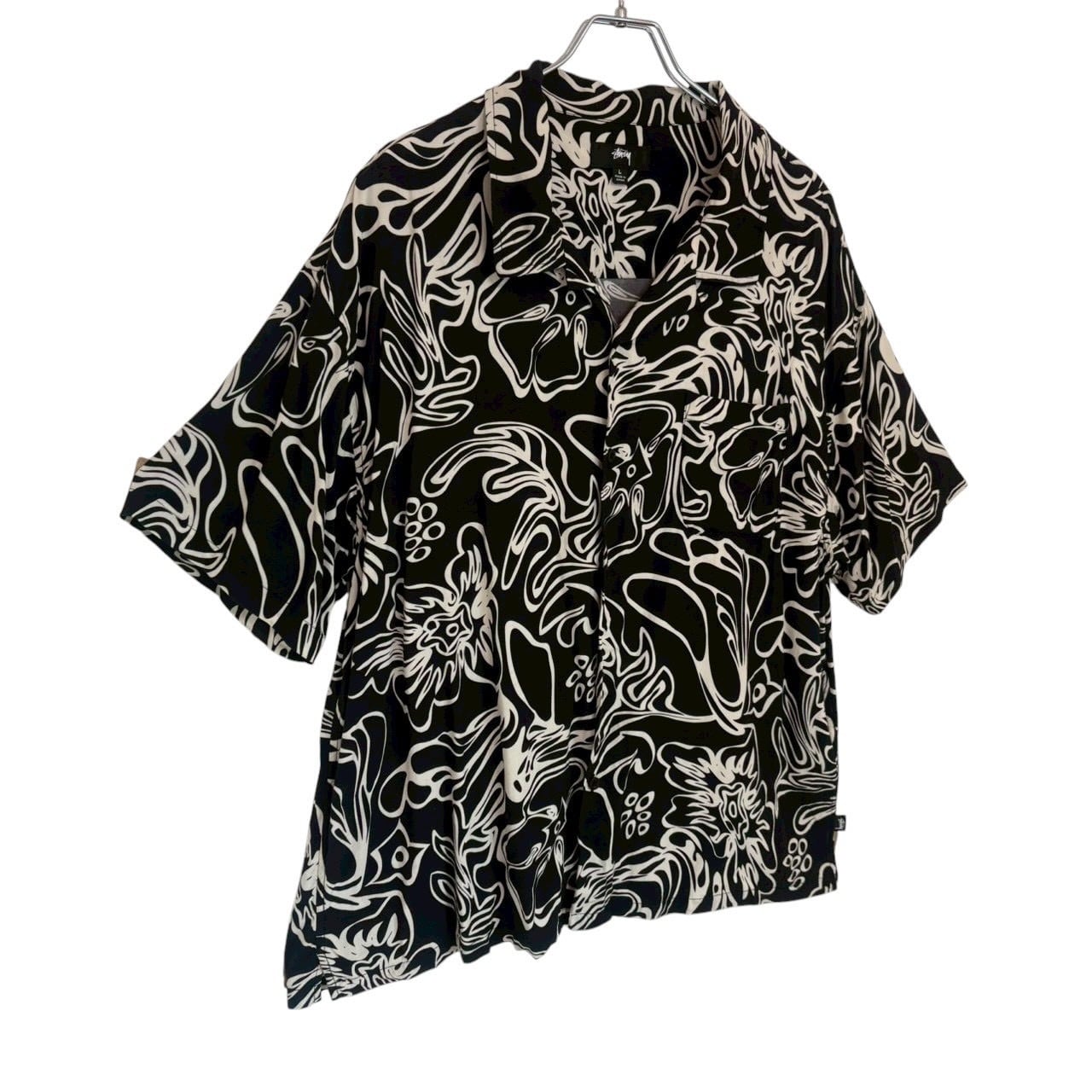 stussy ステューシー 半袖シャツ L 総柄 開襟 | 古着屋SAKASHITA
