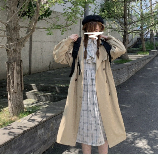 トレンチコート アウター ロング丈 袖あり 長袖 襟付き Aライン ウエストマーク かわいい 大人可愛い きれいめ シンプル カジュアル 大人 上品 おしゃれ かっこいい レトロ 大人女子 こなれ感 メンズライク ガーリー クール エレガント 無地 春 秋 10代 20代 30代 40代 レディース ママ オフィス 通勤 学生 通学 デート お出かけ 公園デビュー イベント 旅行 就活 着回し 普段使い XS S M ブラック ベージュ