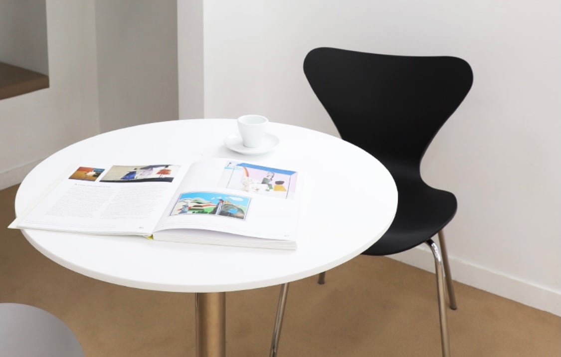 mid-century modern round table 2type 2size / ミッドセンチュリー