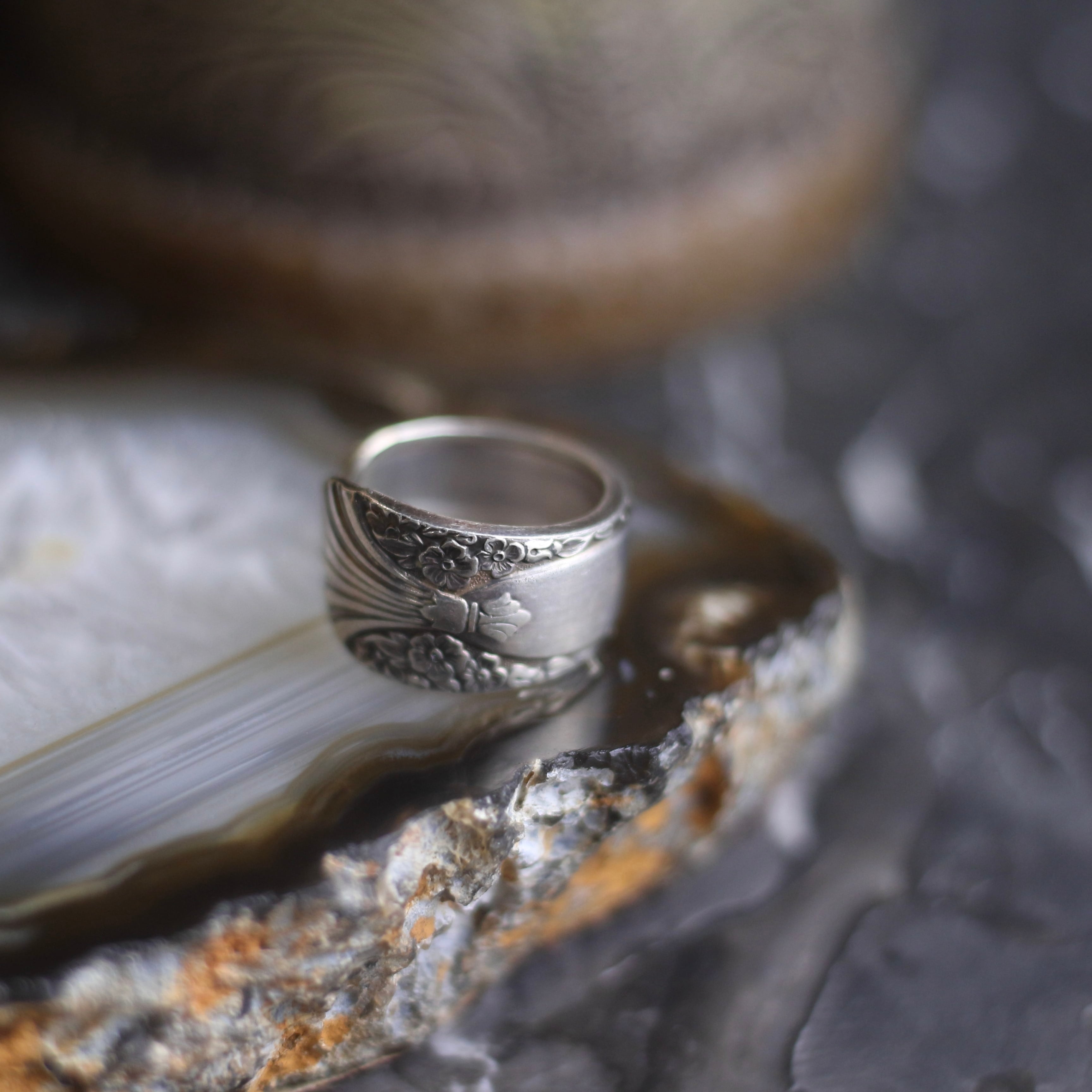 アメリカンヴィンテージ　カトラリー　アクセサリー　シルバー　リング THEFT セフト アンティークスプーン リング 指輪 9～19号