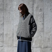 YASHIKI / GANKO別注 Shinsetsu Drivers Knit レディース着用コーディネート