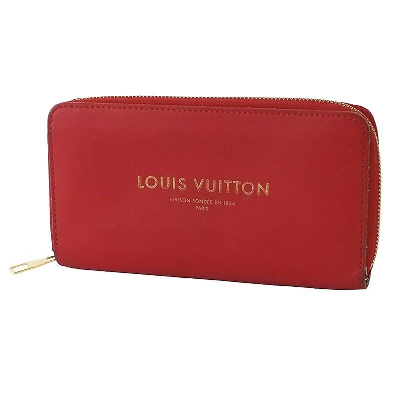 ルイ・ヴィトン LOUIS VUITTON ジッピーウォレット パナーム レッド
