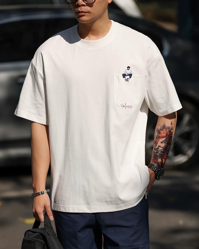 Heavyweight Pocket Tee Shirt  K0301