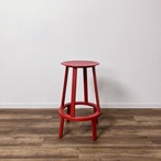 HAY REVOLVER BAR STOOL LOW H65 スツール レッド【開封済み 未使用品】【中古】【160サイズ】