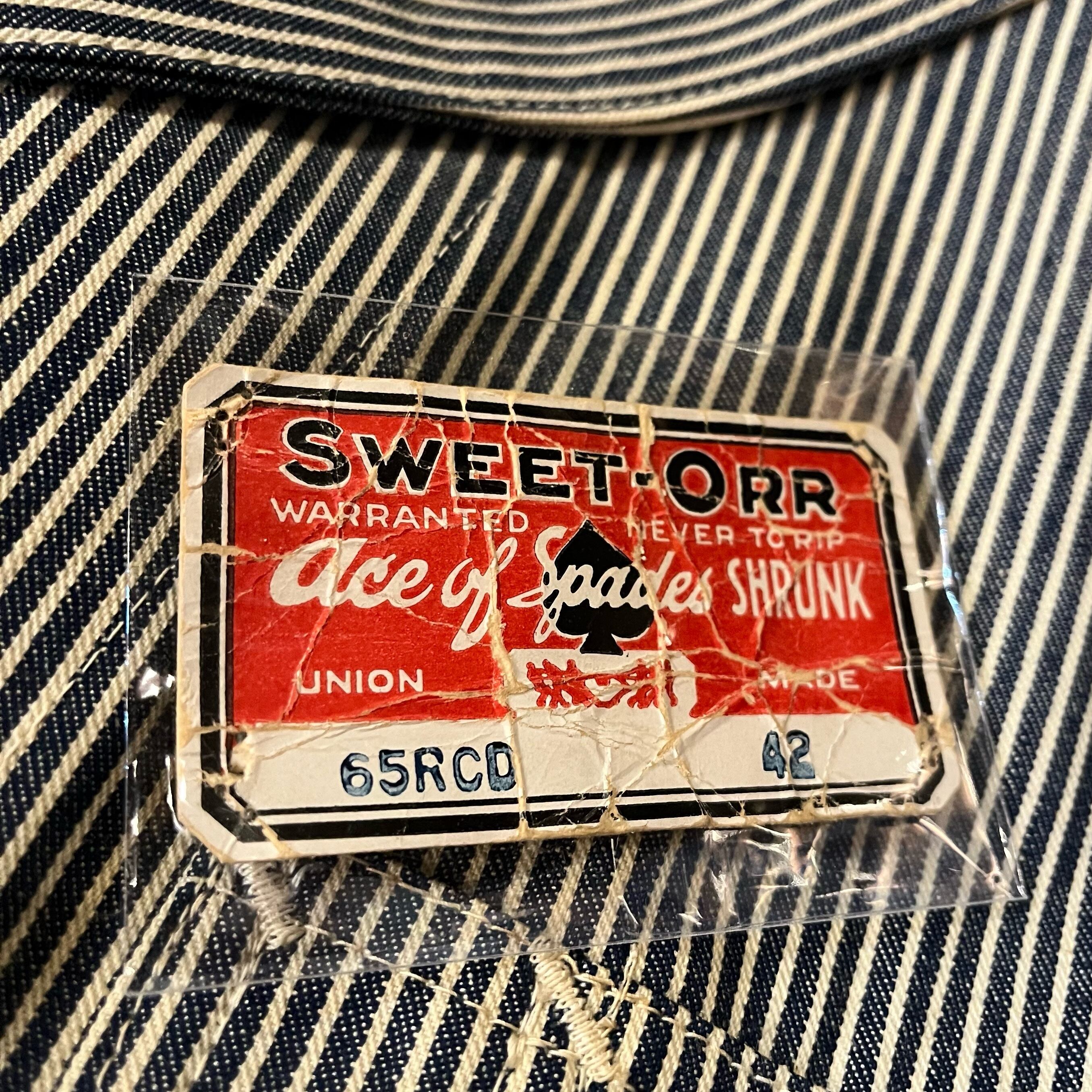 40s vintage sweet orr coverall hickory stripe ヴィンテージ