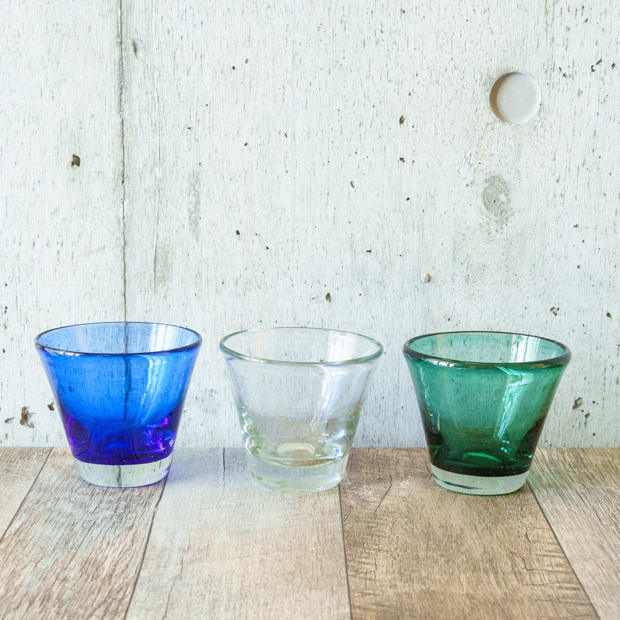 ガラス工房清天 気泡コーングラス 小 | Dear Okinawa,