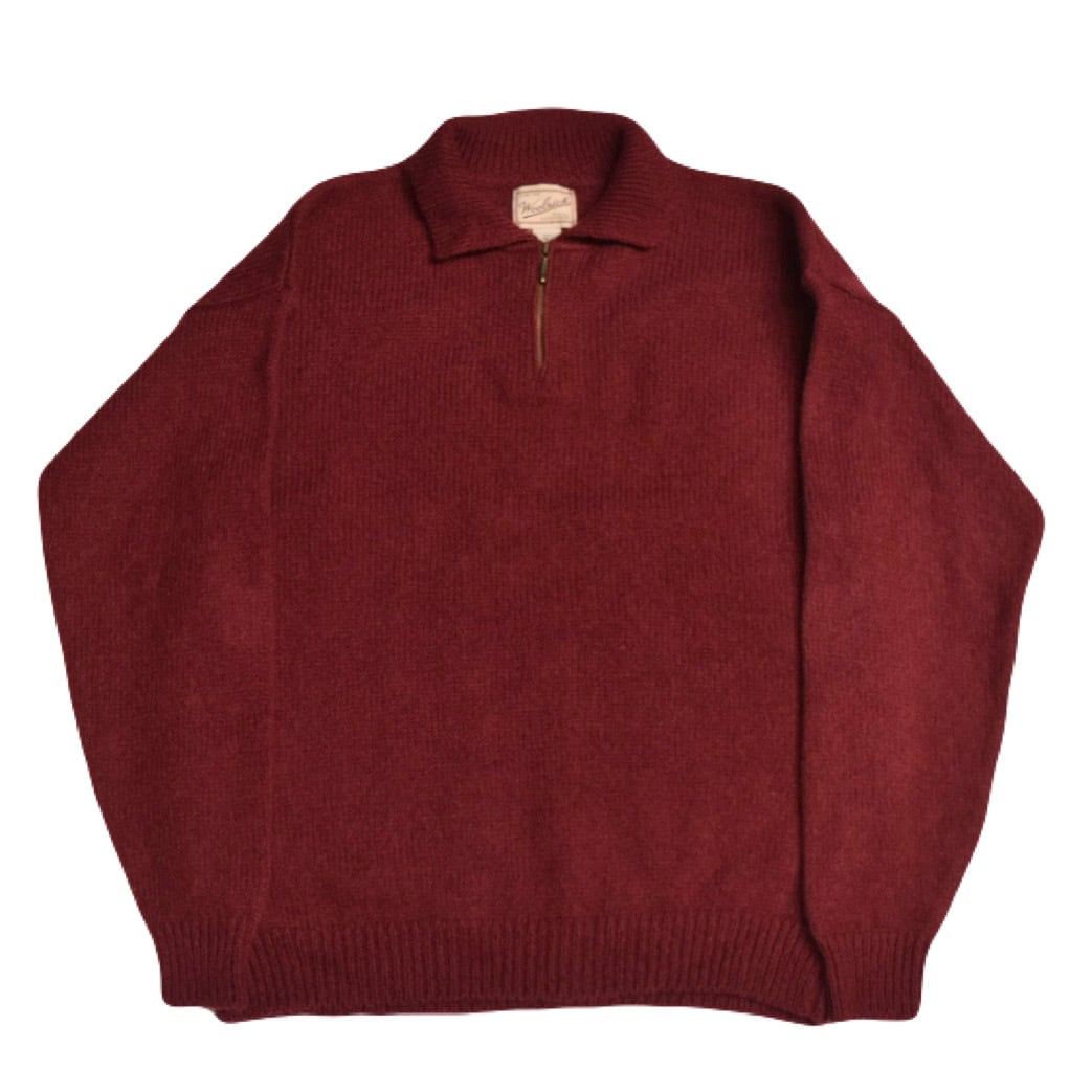 USED 90-00s Woolrich Zip Neck Wool Sweater -Medium 0