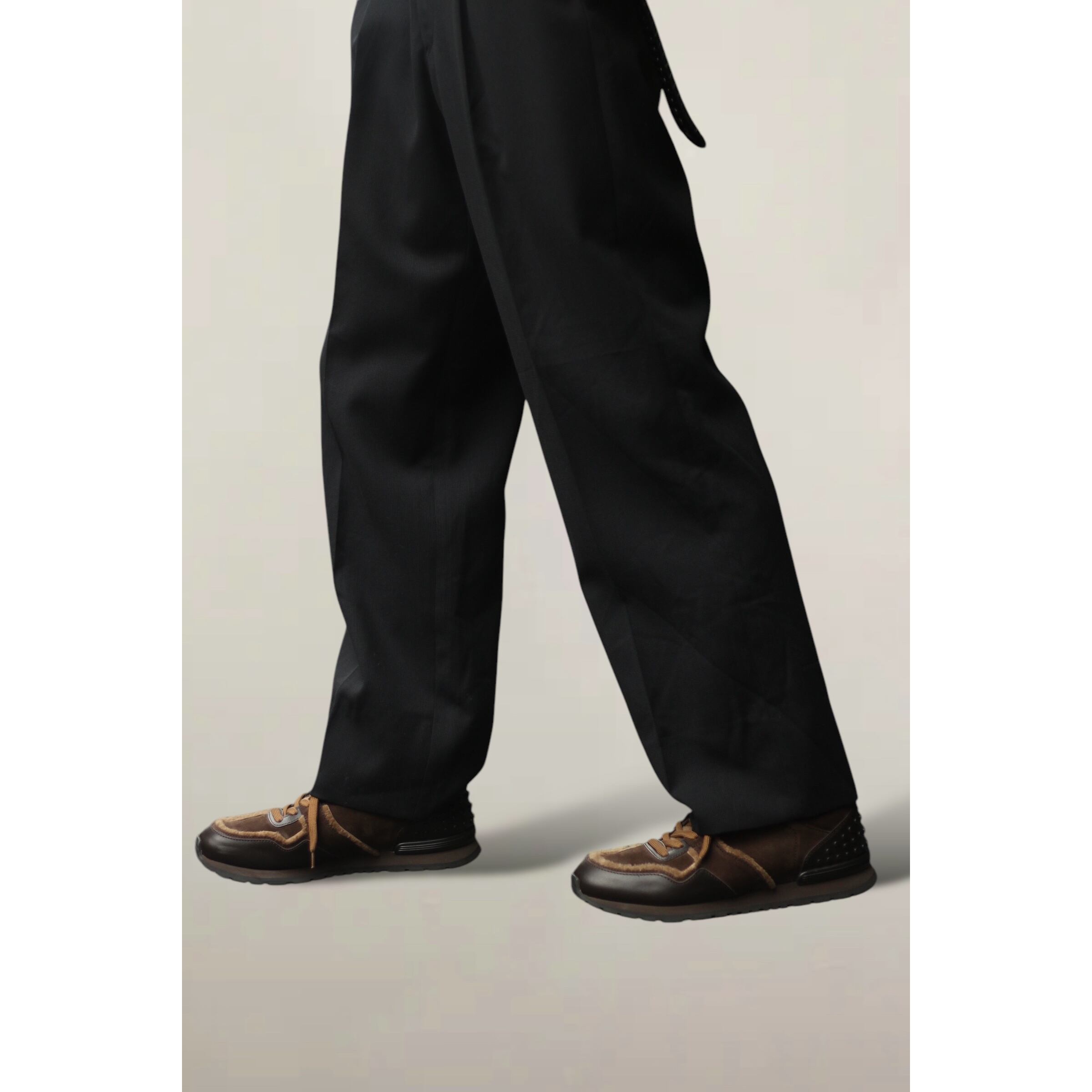 90's EMPORIO ARMANI TUCK WIDE TROUSERS