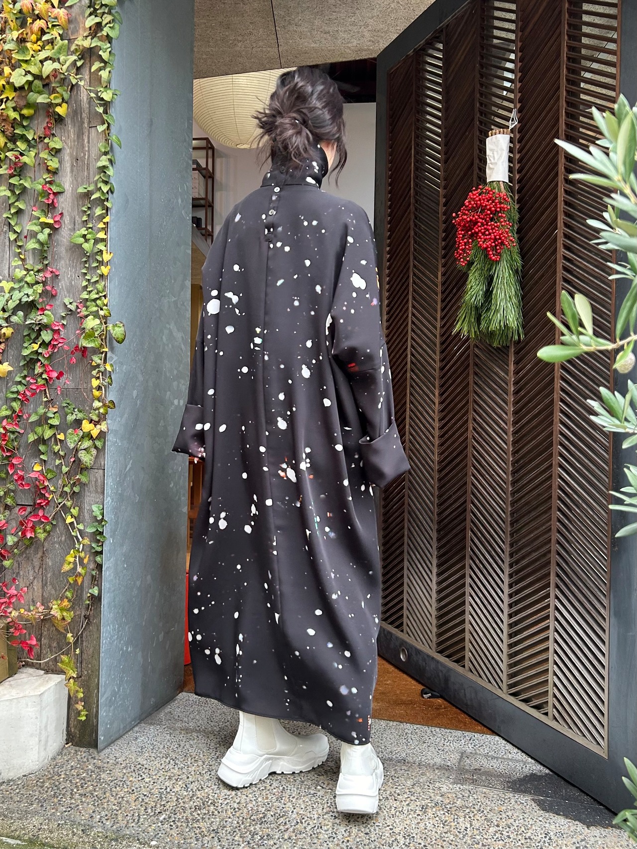 【25SS】ENFOLD エンフォルド / BOX DRESS / ドルマンドレス - 3