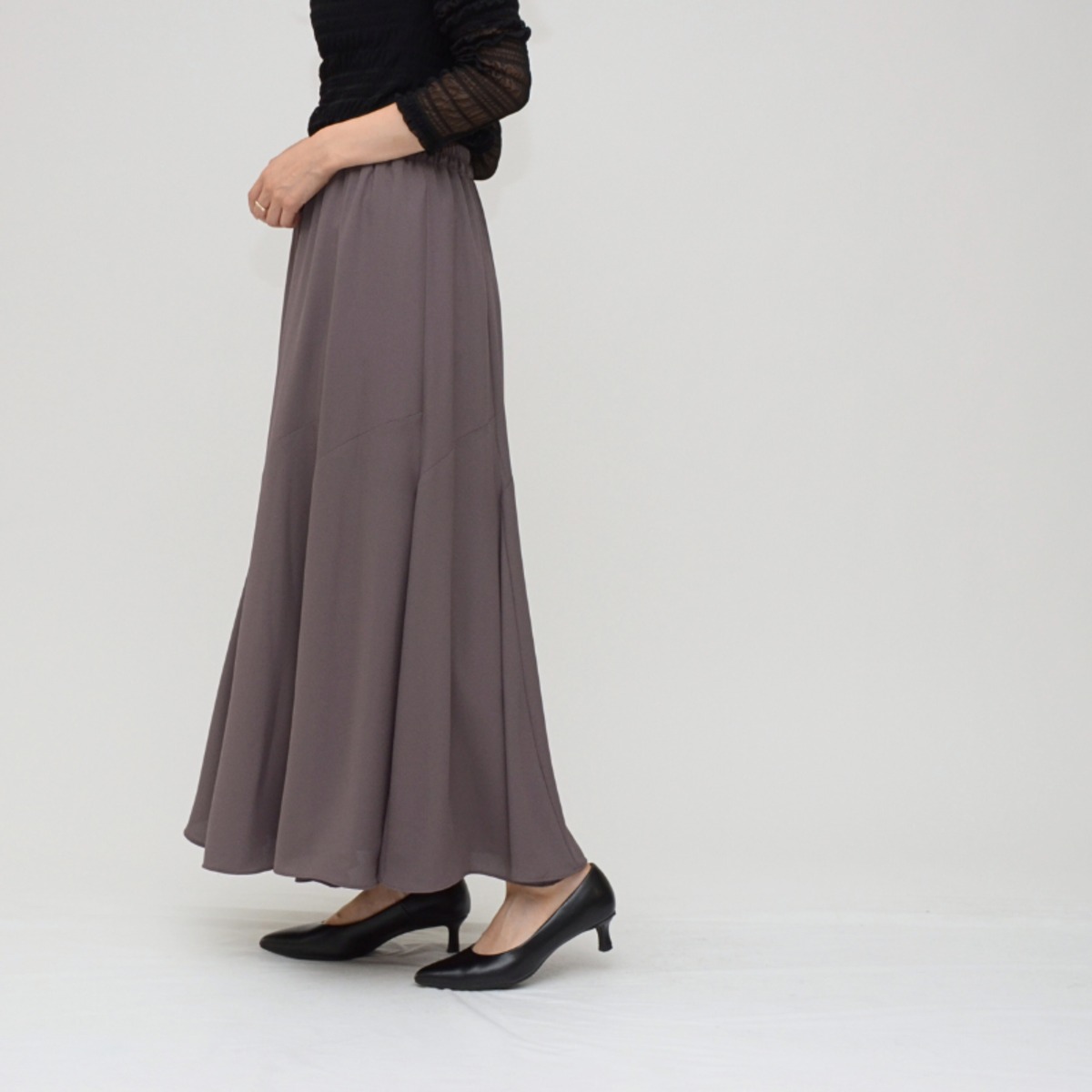 2025年大ヒット】秋バージョン！セミマーメイドフレアースカート - LER