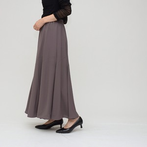 【2025年大ヒット】秋バージョン！セミマーメイドフレアースカート　 - LER-2544B モカ-