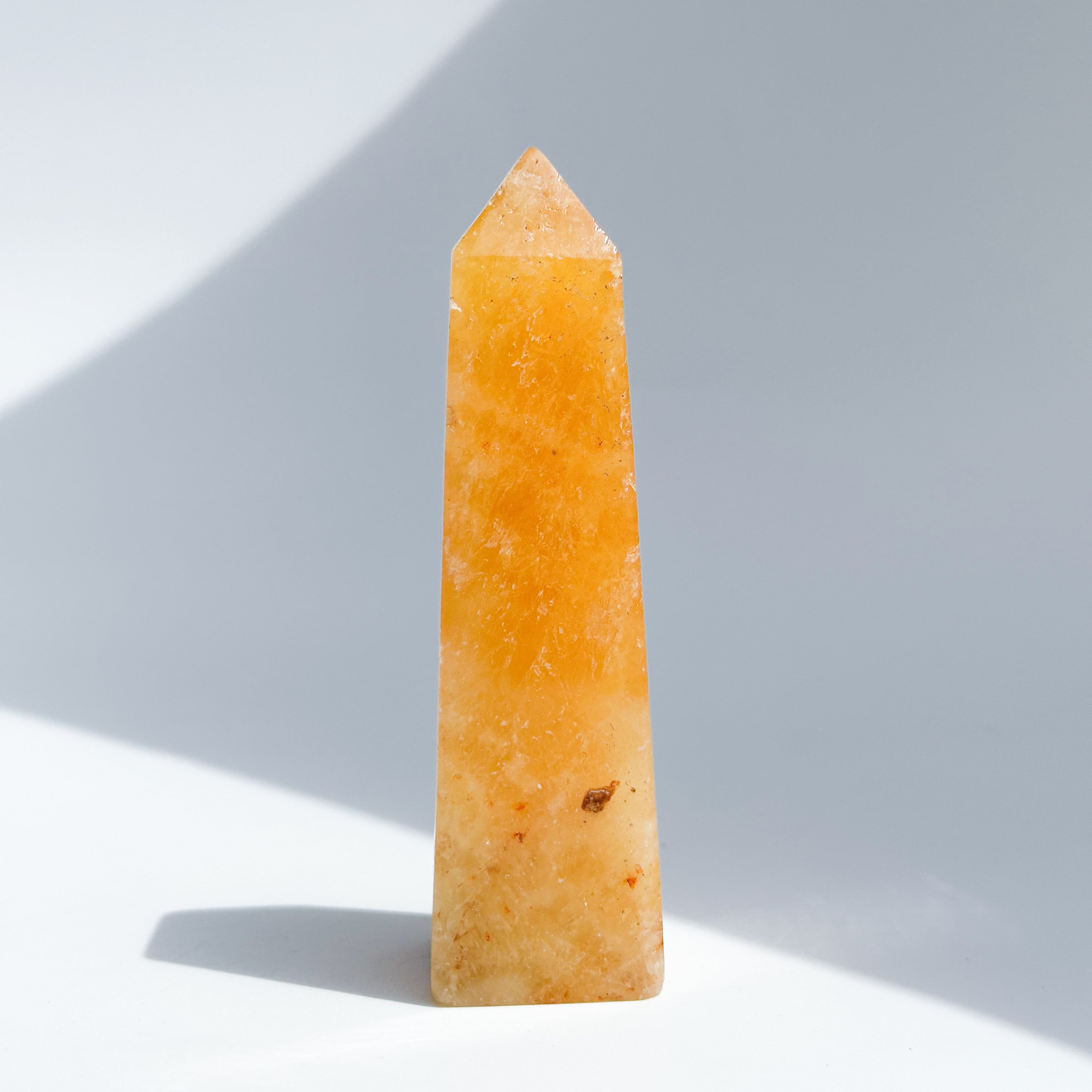 オレンジカルサイト タワー型64◇ Orange Calcite ◇天然石・鉱物
