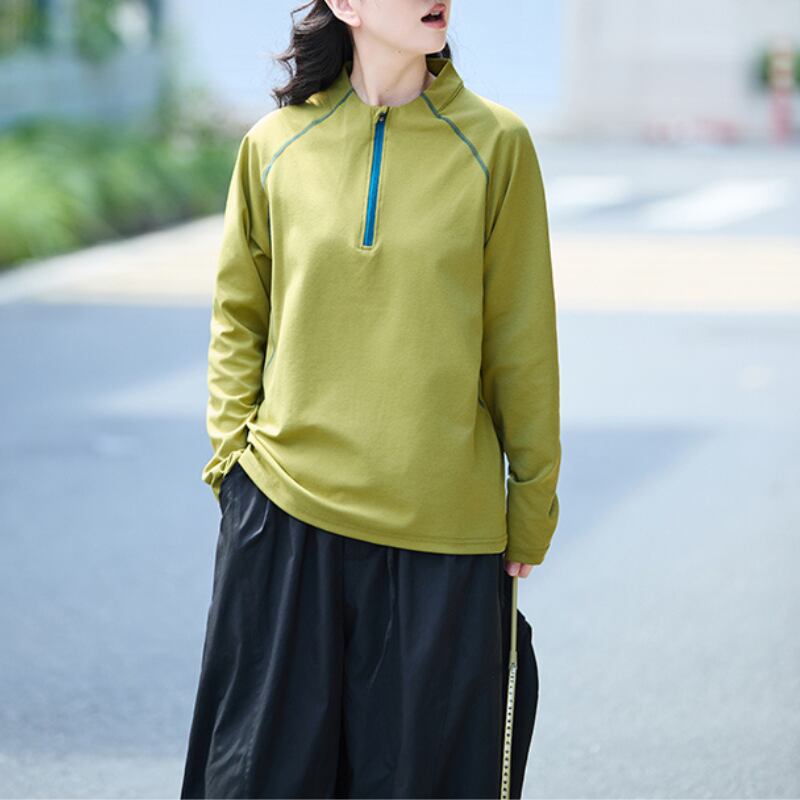 ハーフジップスポーツプルオーバー C00621