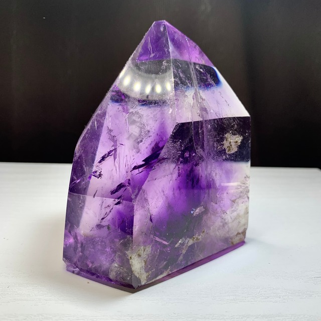 プレミアム・超透明☆美エレスチャルアメジストポイント