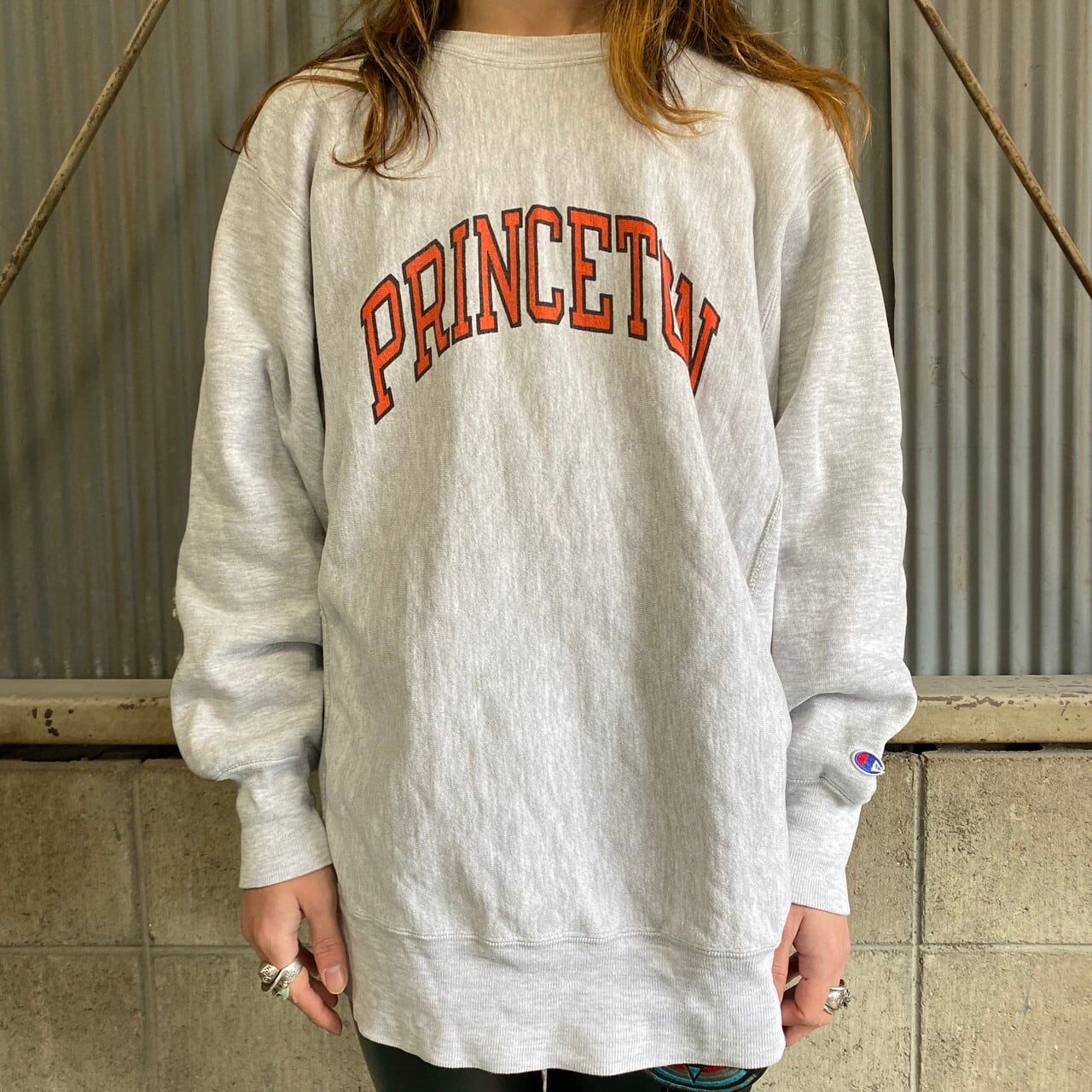 90年代 ビンテージ 刺繍タグ USA製 Champion チャンピオン リバース 