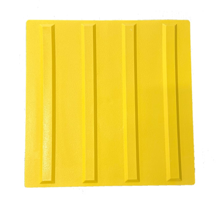 点字パネル-ラインタイプ-300角-ブチル無し を1枚（AR-0913）JIS規格適合品 エラストマー樹脂 （点字タイル・点字ブロック・点字シート・視覚障害者誘導表示・点字シール・盲人誘導用） 裏面にブチル（糊）はありません アラオ AR0913　選挙　投票所　仮設