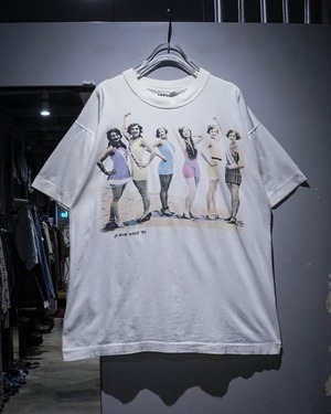 【add (C) vintage】90's “Bob Wade” Photo Graphic  Vintage  T-Shirt
