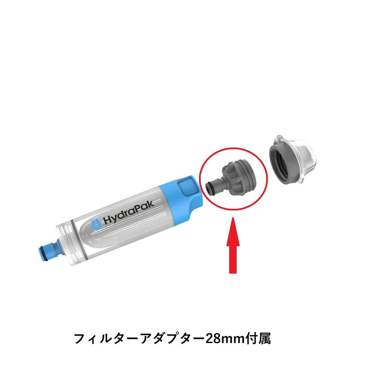HydraPak / 28mm PNP インラインフィルター - 10