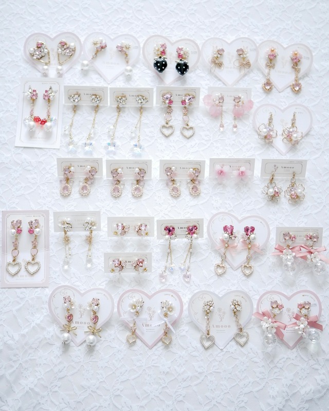 ×訳ありSALE ビジューピアス