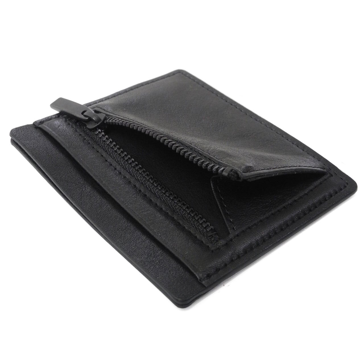 LEATHER FRAGMENT CASEソフネット 栃木レザー】本革スクエアフラグメントケース〈Leather Fragment case