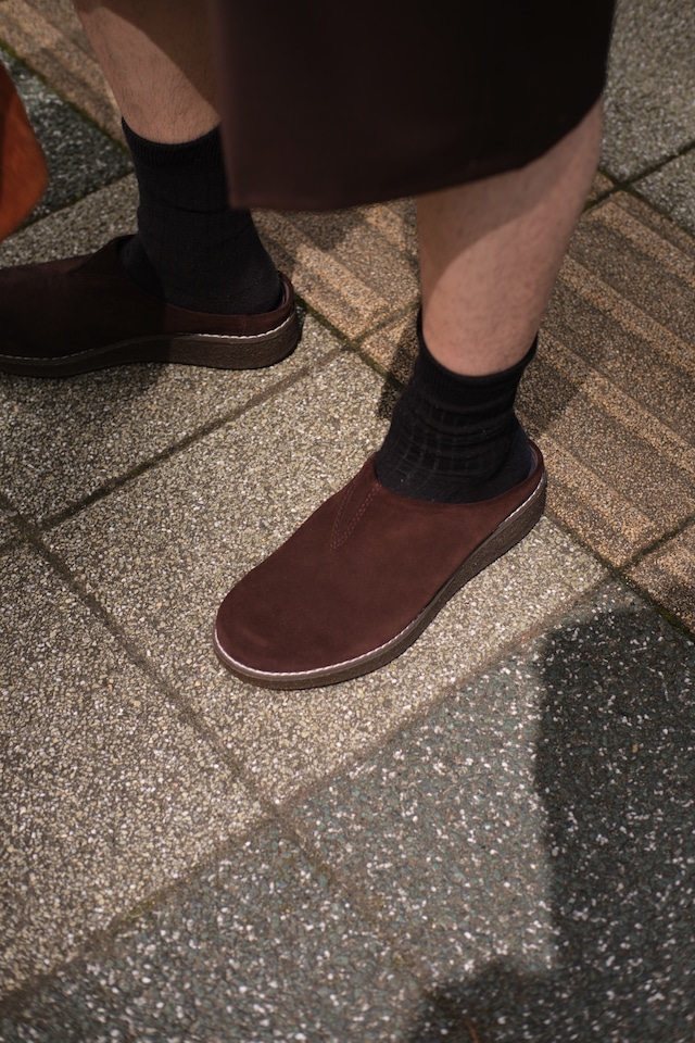 Utah／"Blundstone" 2688 suède leather mule