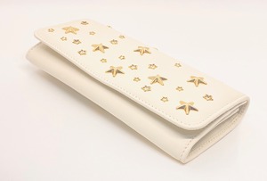 JIMMY CHOO ジミーチュウ 長財布  NINOCZN-LATTE_LIGHTGOLD