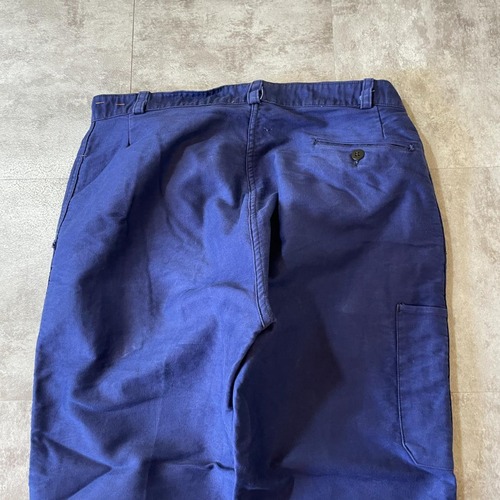 50-60s Le Favori フレンチワーク モールスキン パンツ W37 詳細写真10