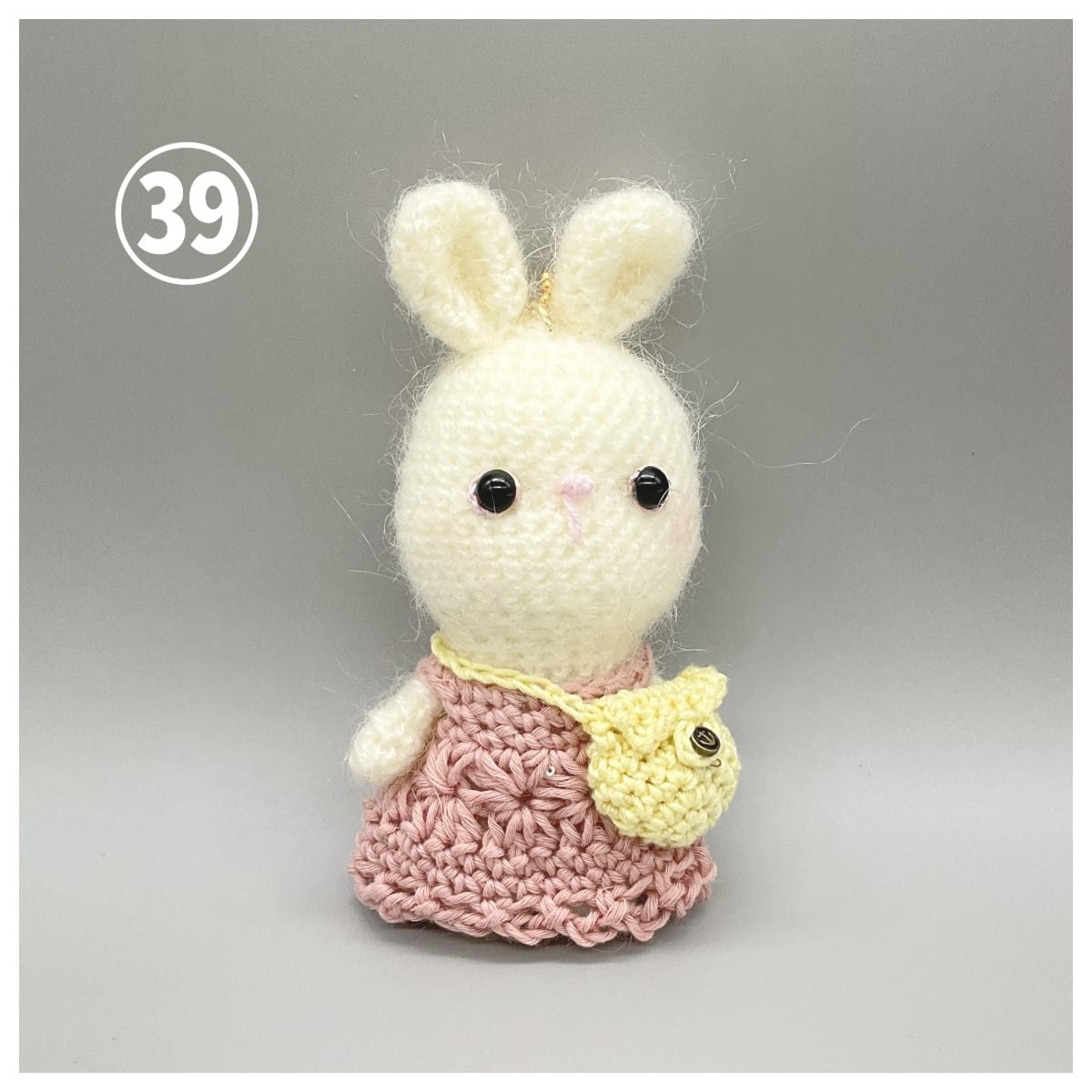 新作入荷♪】森音オリジナル あみぐるみ お散歩うさちゃん. | うさぎ