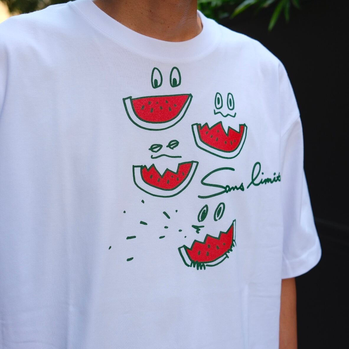 Sans limite(サンリミット) / 期中第二弾スイカT -white-(S2502205