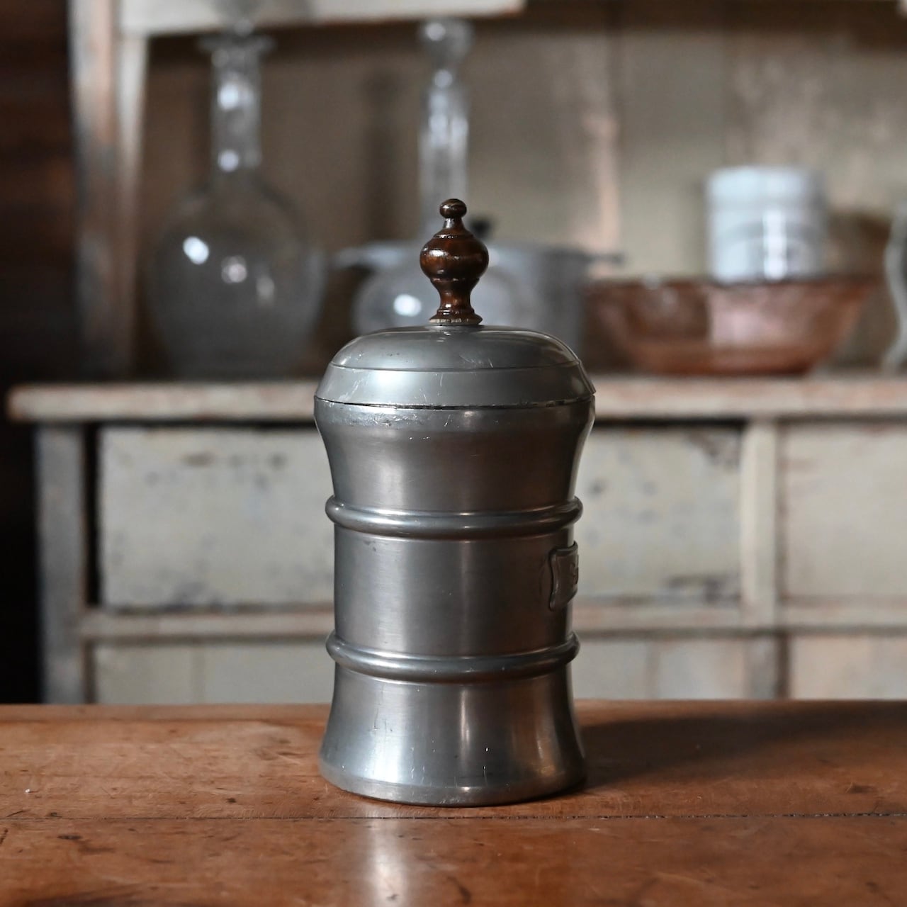 Pewter Canister / ピューター キャニスター【A】〈 エタン・収納