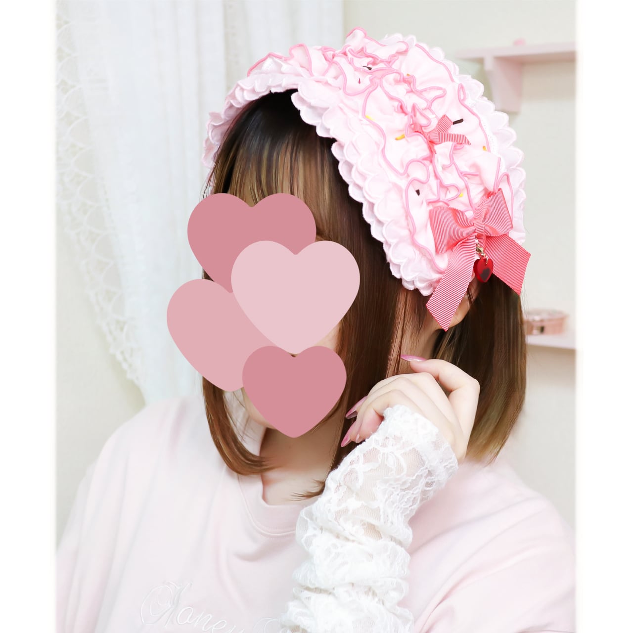 トッピングスプレーアイスヘッドドレス♡ストロベリー♡ | PAY ID