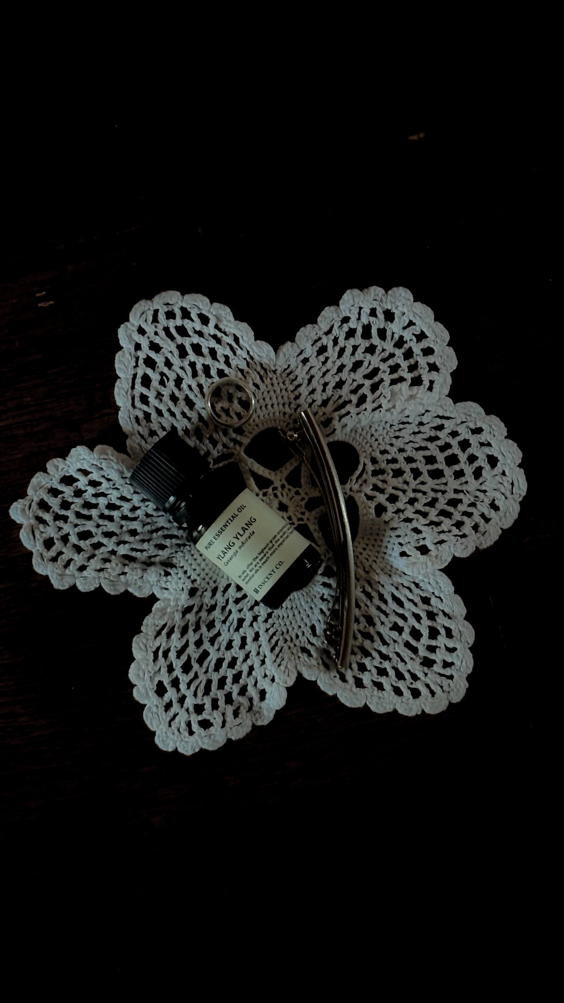 vintage doily Lace Blossom