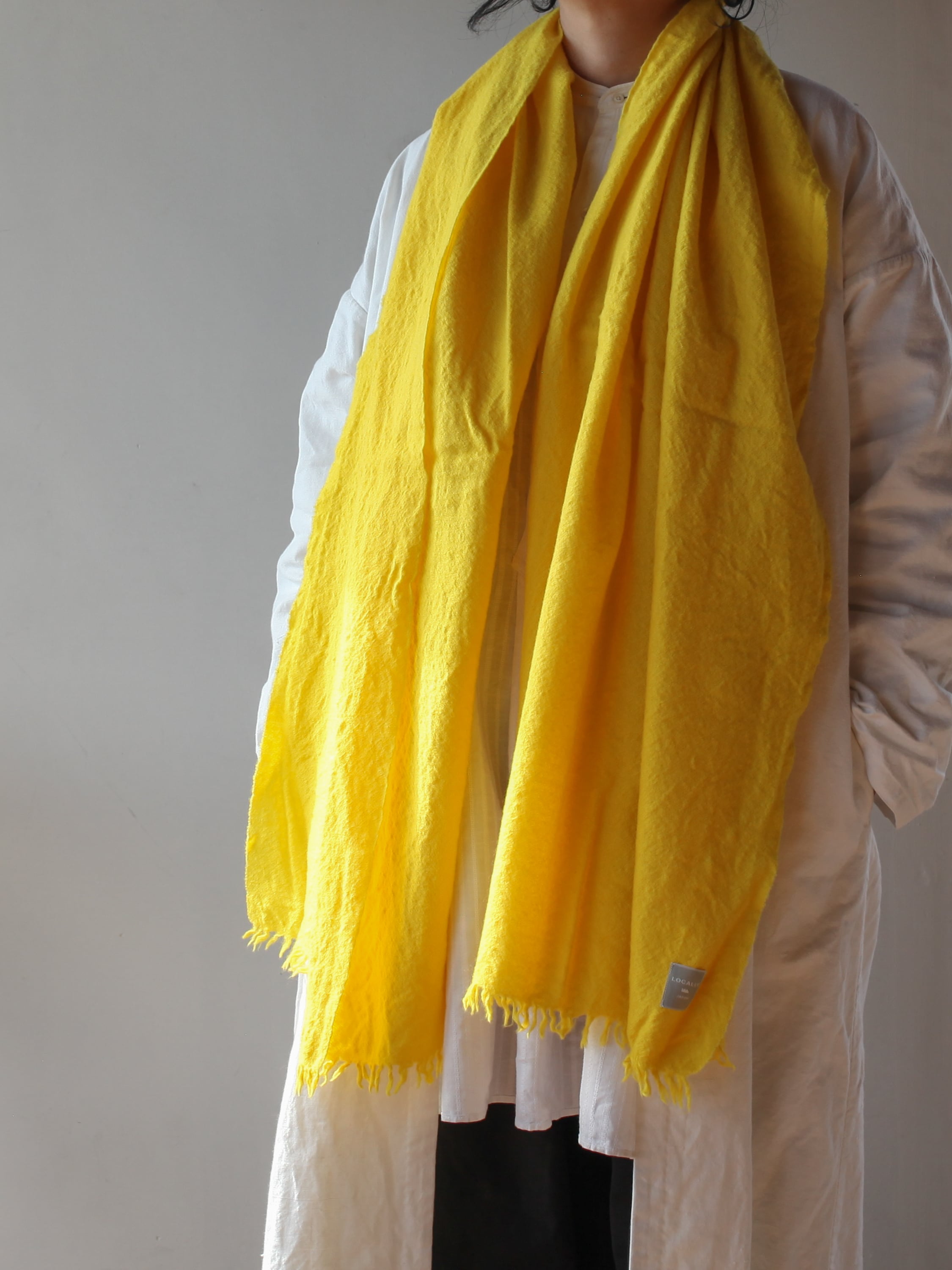 ローカリー LOCALLY |02142-2 muji muffler : yellow